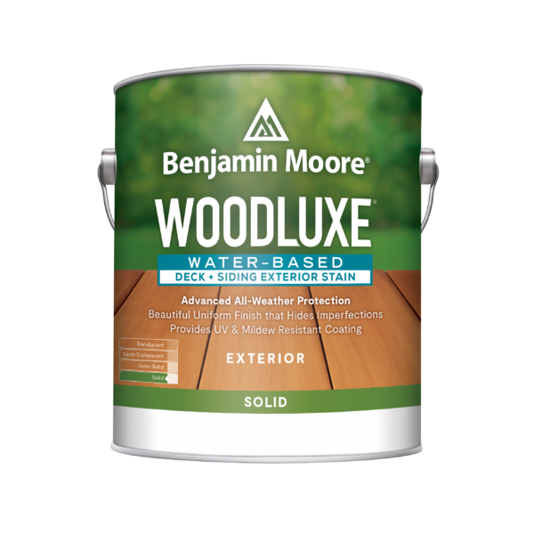 Woodluxe Exterior Solid-Stain by Benjamin Moore